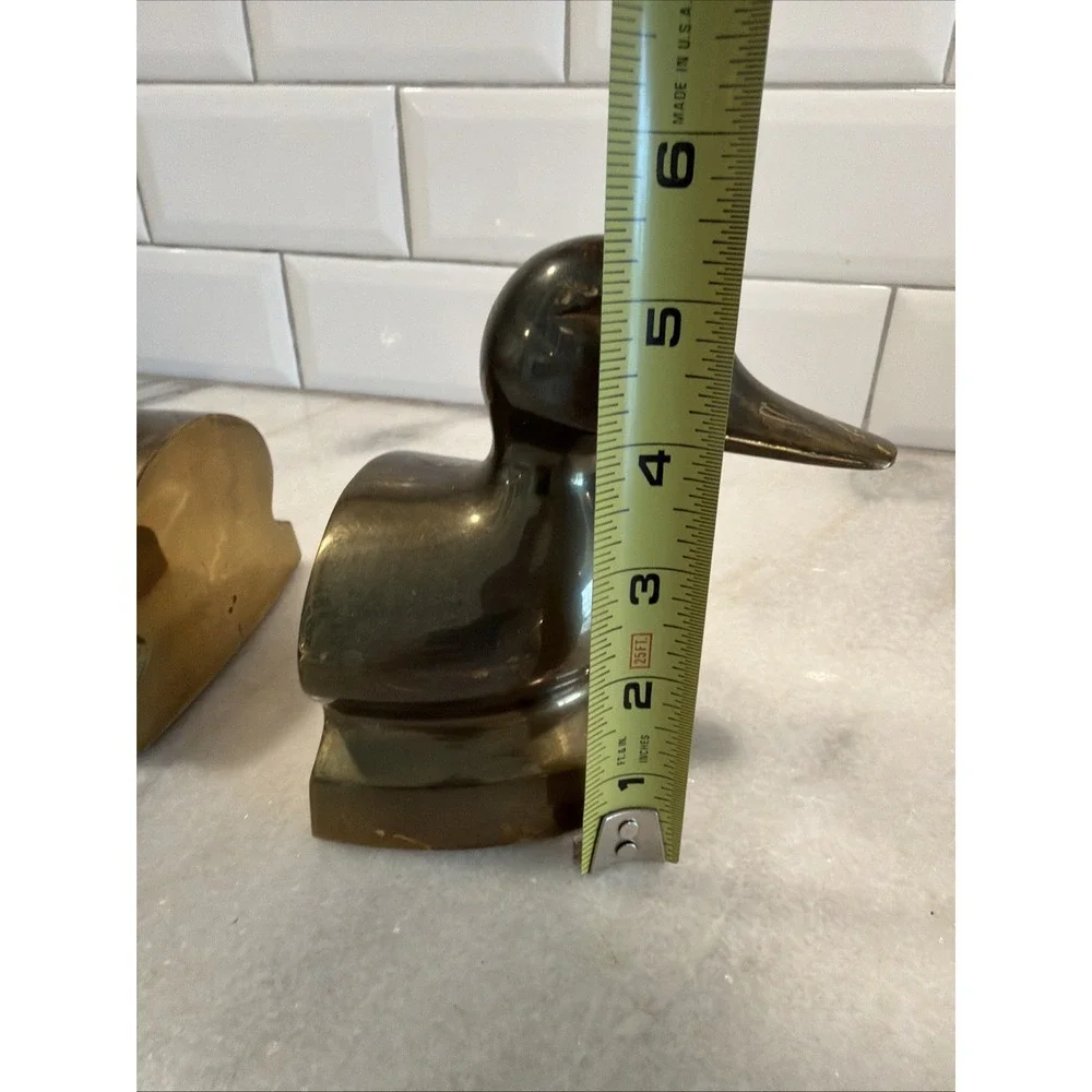 Vintage Carolina Brass‎ Duck Bookends ES0021